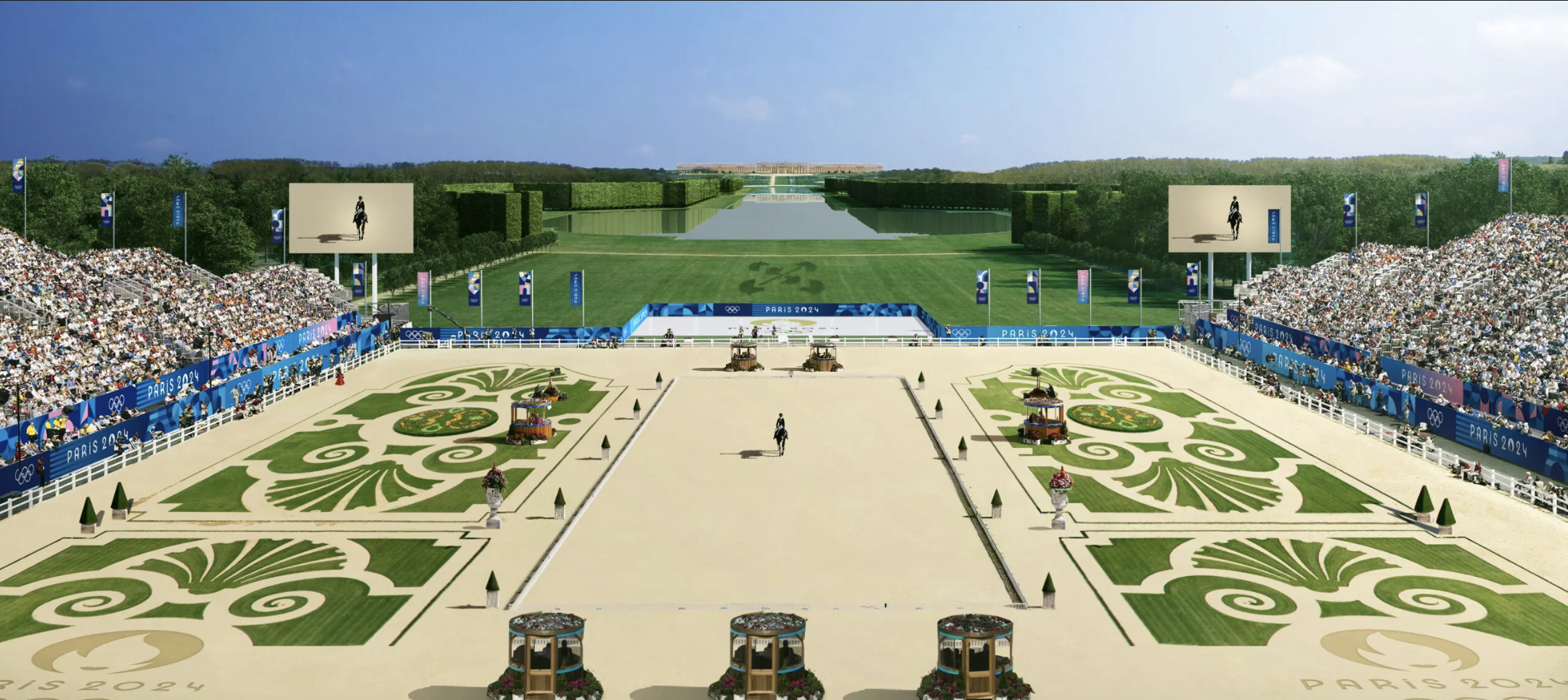 Epreuves equestres château de Versailles