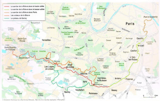 Carte de la Haute vallée de la Bièvre Carte de la Haute vallée de la Bièvre