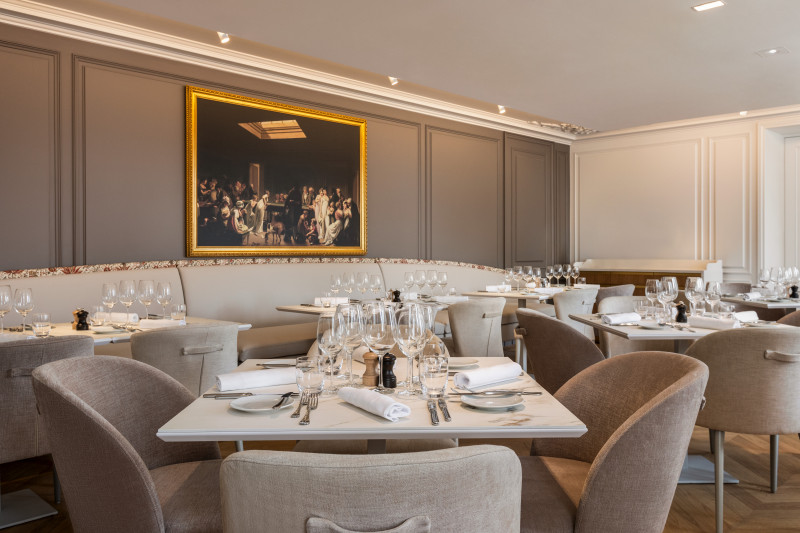 Salle restaurant La Toile au Dolce by Wyndham Versailles Salle restaurant La Toile au Dolce by Wyndham Versailles