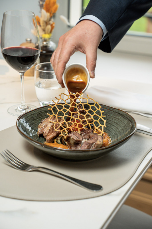 Plat restaurant La Toile