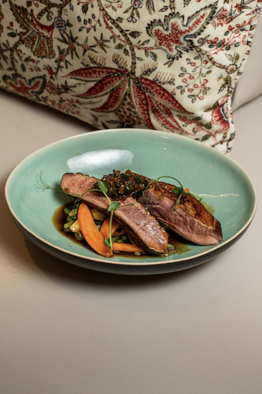 Plat restaurant La Toile