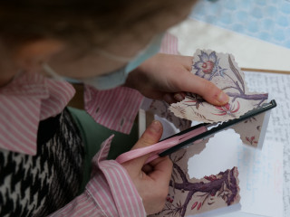 Atelier pendant les vacances scolaires au Musée de la Toile de Jouy