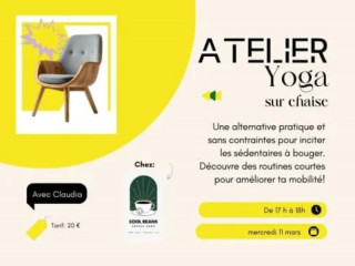 Cool Beans - Chair Yoga workshop_Versailles - © Cool beans Coffe Shop Cool Beans - Chair Yoga workshop_Versailles