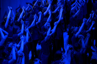 Photo de personnes dansant