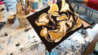 Cool Beans - Atelier | Pintura acrílica con efecto vertido_Versailles