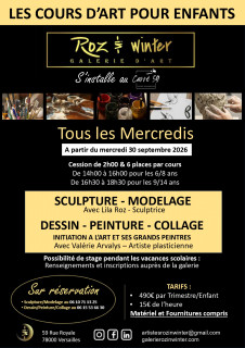 Clases de arte para niños - Galerie Roz in Winter_Versailles