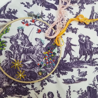 Atelier pendant les vacances scolaires au Musée de la Toile de Jouy - © Musée de la Toile de Jouy Atelier pendant les vacances scolaires au Musée de la Toile de Jouy