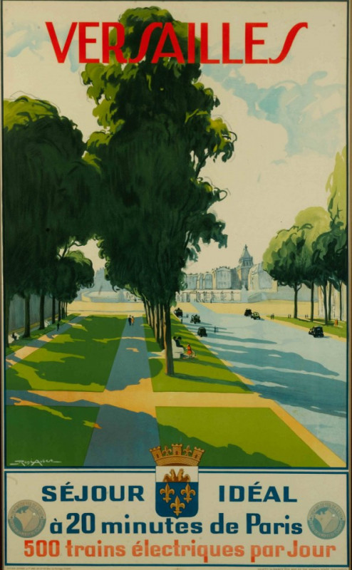 Affiche Exposition Virtuelle Destination Versailles