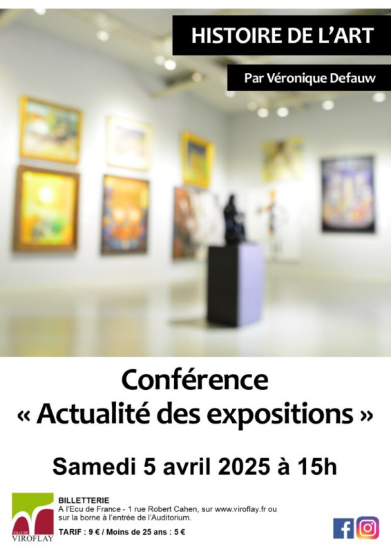 Auditorium de Viroflay - Conference: Exhibition news_Viroflay