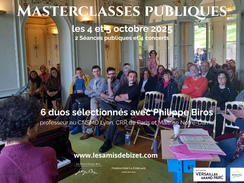 Lied and Mélodie Masterclass with Philippe Biros at the Villa Viardot – Public Session_Bougival