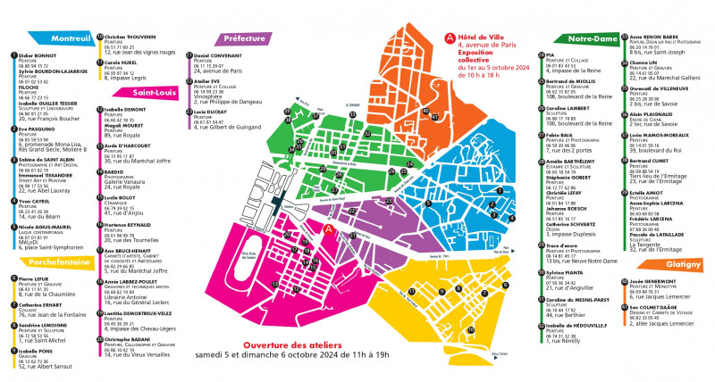 Parcours dans les Ateliers d'Artistes Versaillais_Versailles