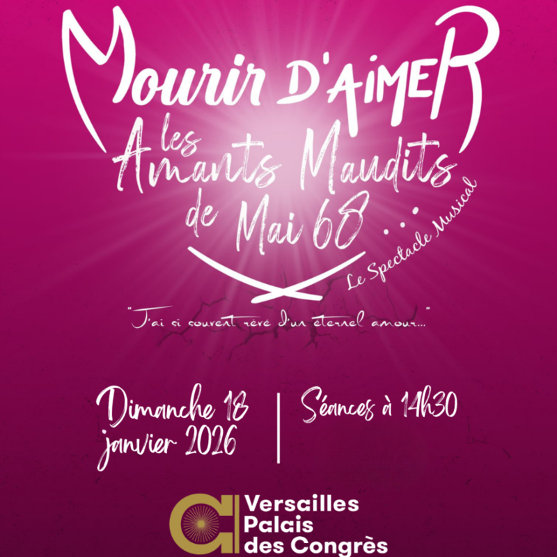 Versalles Palacio de Congresos - Morir de amor, los amantes malditos de mayo del 68 - Espectáculo musical_Versailles