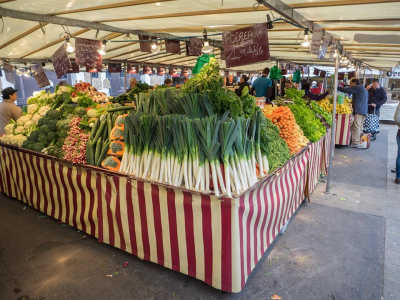 Stand de légumes Stand de légumes