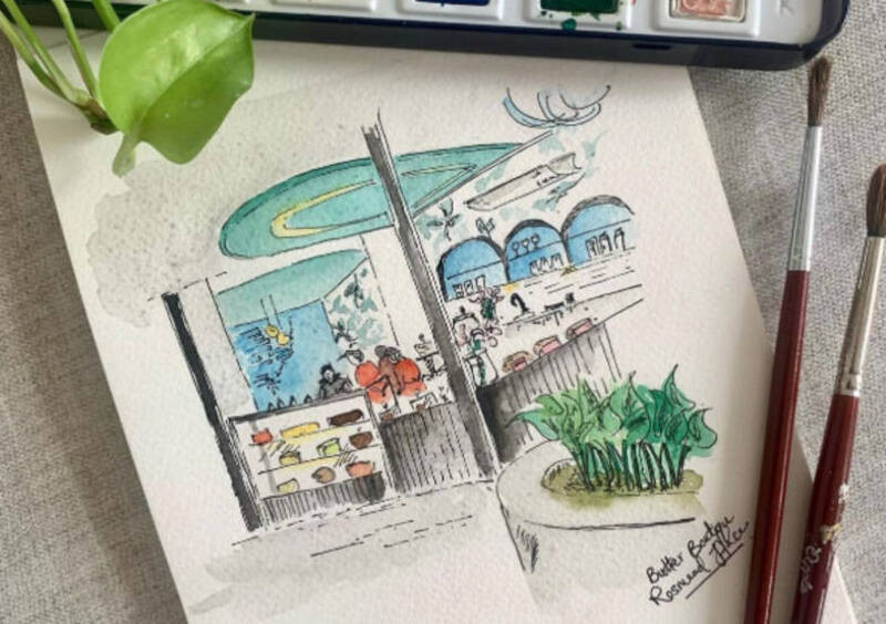 Esprit Jardin - Paseo del dibujo en el barrio de Saint-Louis_Versailles - © ville de Versailles Esprit Jardin - Paseo del dibujo en el barrio de Saint-Louis_Versailles