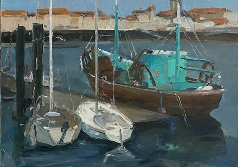 Espace Richaud - Visite rencontre avec Jacques Rohaut, peintre officiel de la Marine_Versailles