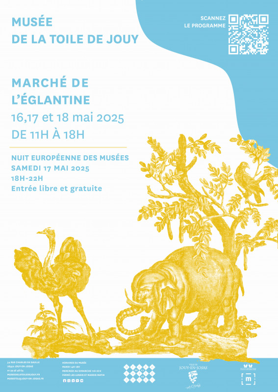 Musée de la Toile de Jouy - Marché de l'Eglantine_Jouy-en-Josas