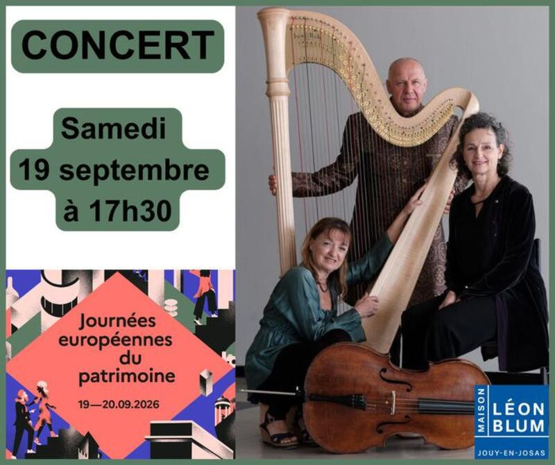 Journée Européennes du Patrimoine - Maison Léon Blum : concert du trio 
