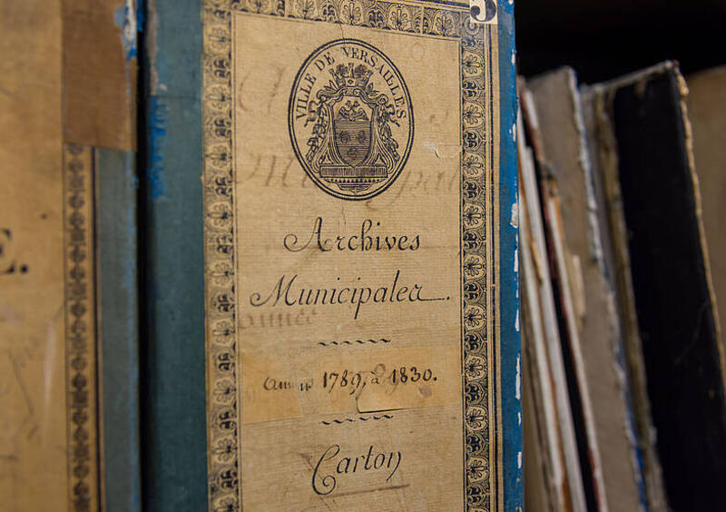 European Heritage Days – Versailles Municipal Archives – Discover the Municipal Archives_Versailles - © Archives communales Créées en 1790, les archives communales sont la mémoire de notre ville. European Heritage Days – Versailles Municipal Archives – Discover the Municipal Archives_Versailles