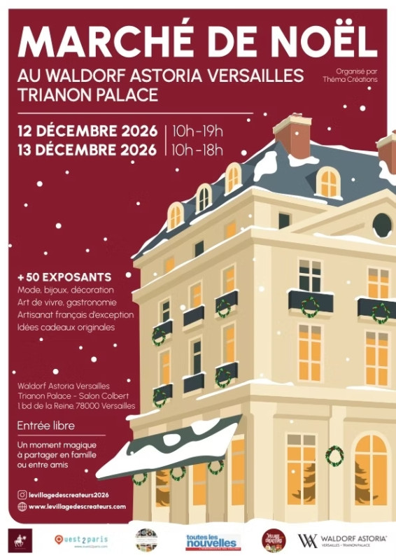 Marchés de Noël - Théma Creations au Waldorf Astoria Versailles – Trianon Palace_Versailles - © @ le marché des créateurs Marchés de Noël - Théma Creations au Waldorf Astoria Versailles – Trianon Palace_Versailles