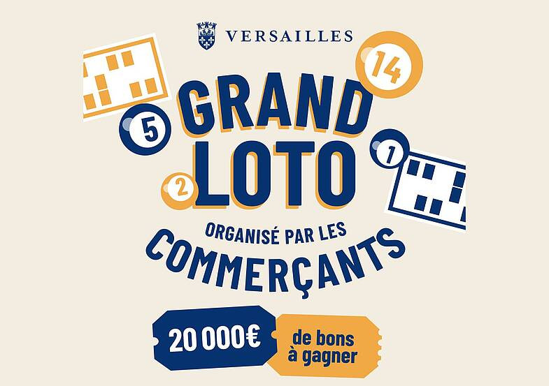 Ville de Versailles - Grand loto des commerçants_Versailles - © @ ville de versailles Ville de Versailles - Grand loto des commerçants_Versailles